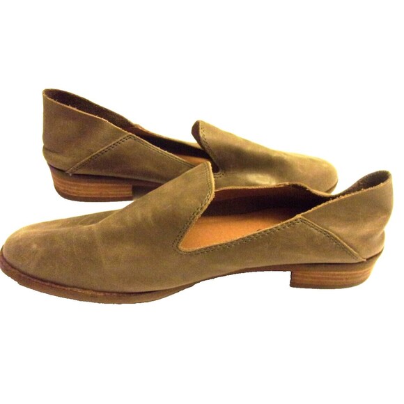 Lucky Brand Cahill Sz. 7.5 Gray Flat Shoes Butter Soft Leather Rubber Sole - Picture 4 of 6